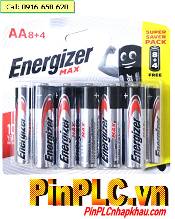 Energizer E91BP12, Pin AA 1.5v Alkaline Energizer E91BP12 (Vỉ 12viên)